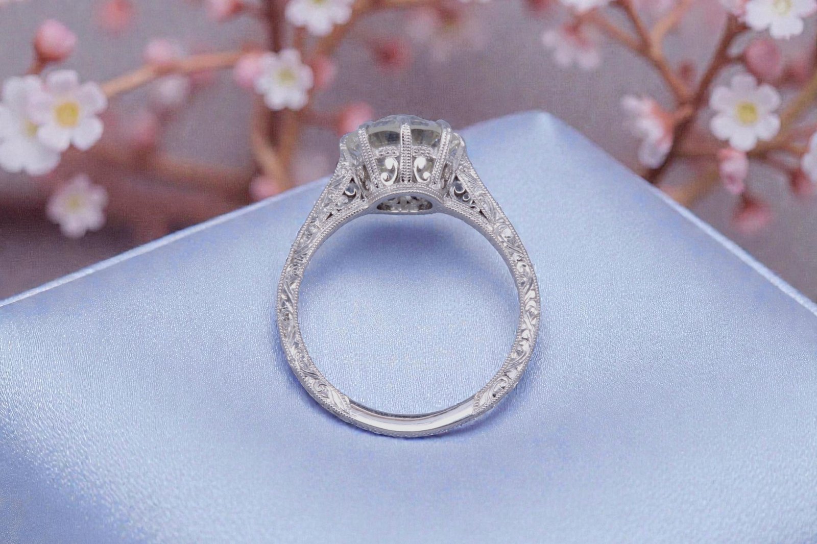 Classic diamond ring for La Mesa couples