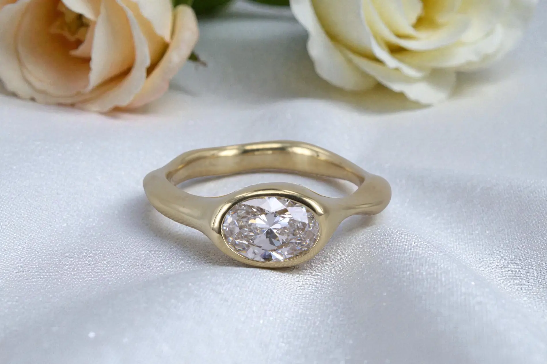 Non-traditional engagement ring for La Mesa couples